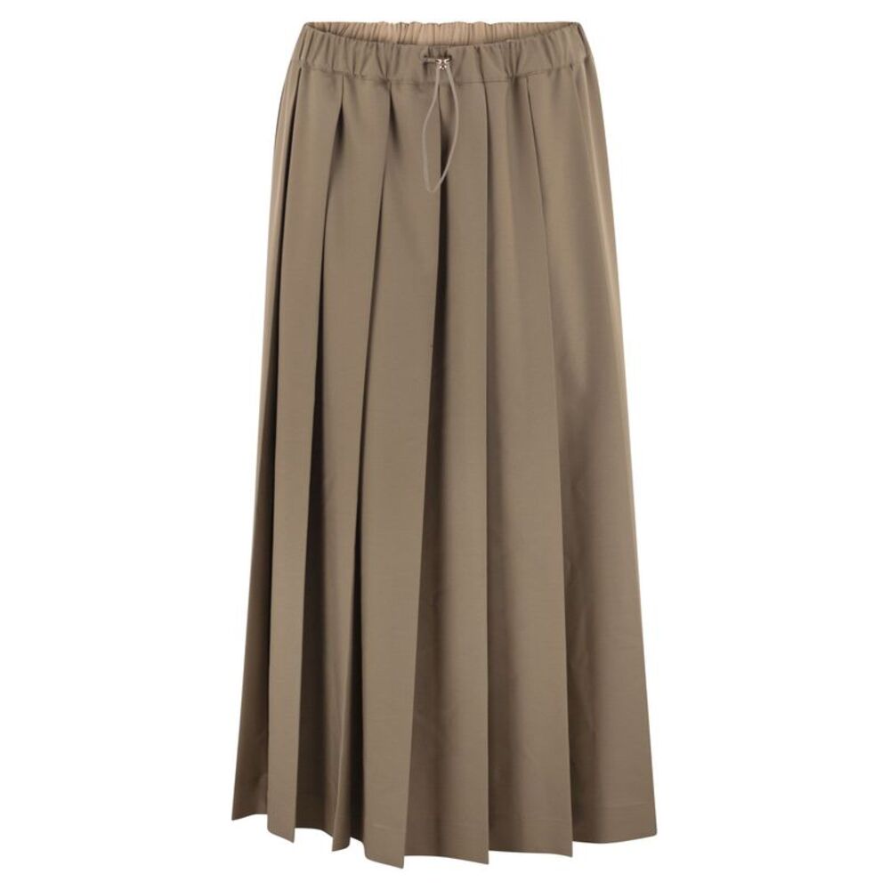 Fabiana Filippi Women Long Pleated Skirt With Elasticated Waistband